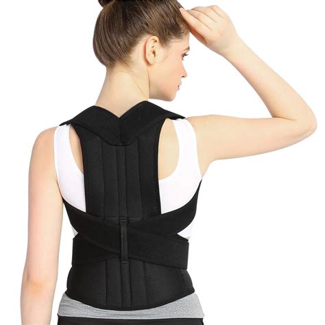 Eecoo Back Brace Posture Corrector Full Back Support Belts For Upper