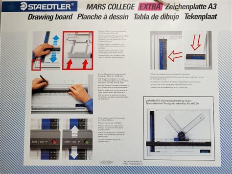 Staedtler Mars College A3 Drawing Board Technical Drawing 畫圖工具 Mars