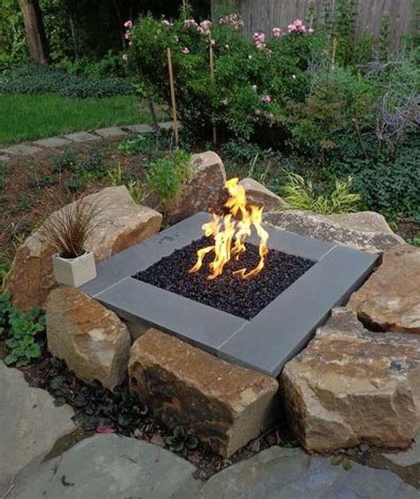 Outland fire table, aluminum frame propane fire pit table w/black tempered glass. Modish fire pit plans do it yourself only in ...