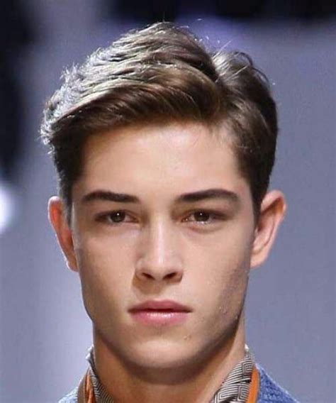 45 side part hairstyles for classically handsome men face shape