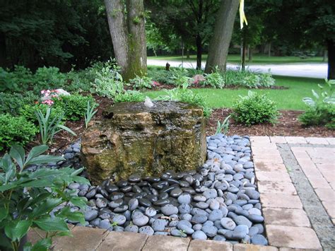 Landscape Design Services In Michigan Backyard Water Feature Reder