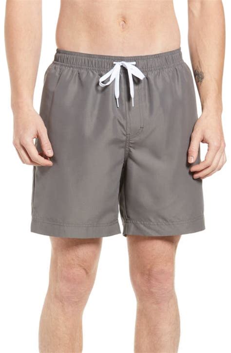 Mens Grey Swim Trunks Nordstrom