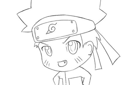 How To Draw A Cute Chibi Naruto Easy Step By Step Drawing Tutorial For