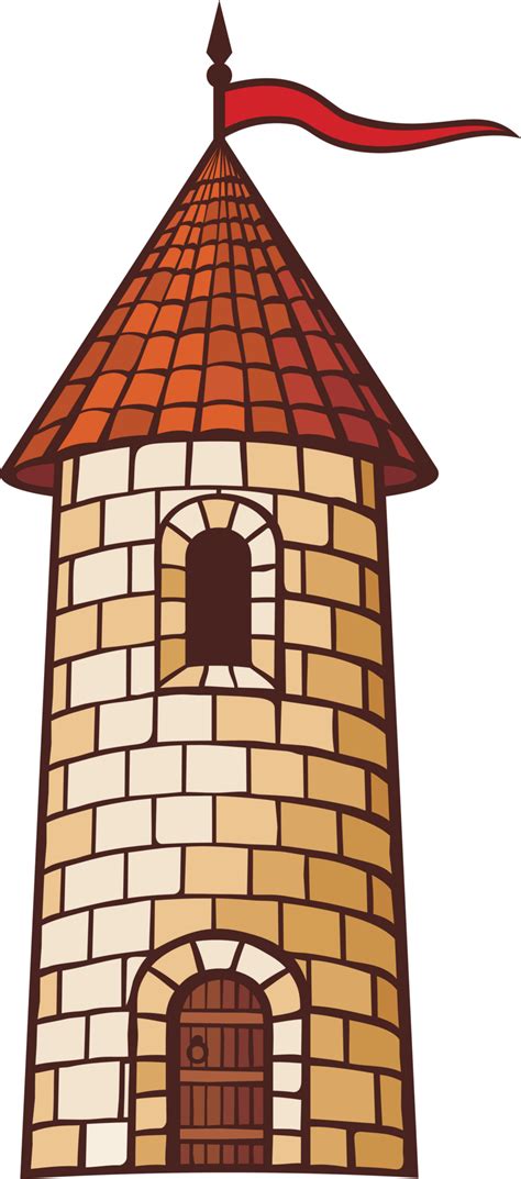 Medieval Tower Old Castle Png Illustration 8513816 Png