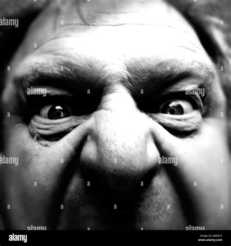 Anger Glaring Black And White Stock Photos And Images Alamy