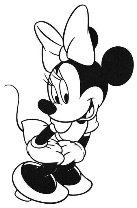 Minnie Mouse Pencil Drawing Free Download On Clipartmag