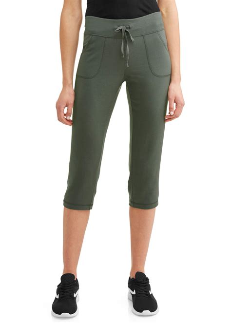 Athletic Works Womens Athleisure Core Knit Capris