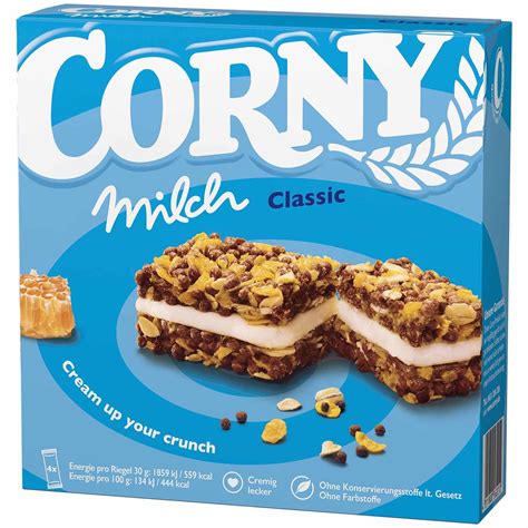 Corny Mueslirepen Milk Classic 4x30g Duitse Voordeel Drogist