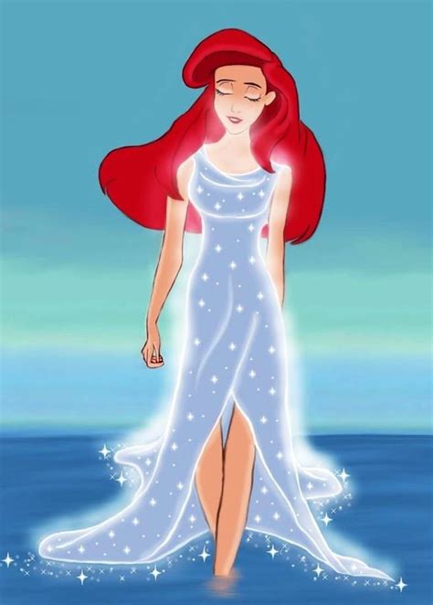 Dressed Little Mermaids Ariel Cartoon Illustration Via Facebook