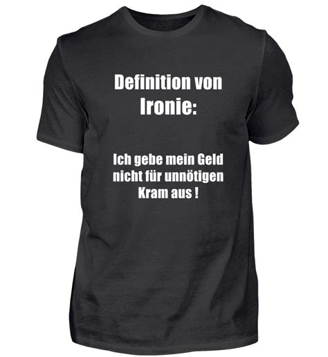 Definition IRONIE | Mens tops, Shirt designs, T shirt
