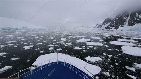 Antarctic Coast Stock Video Clip K008 8634 Science Photo Library