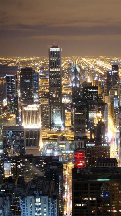 Chicago Skyline Wallpaper Iphone Chicago Iphone Wallpaper 640x1136