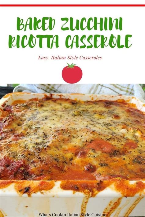 Zucchini And Ricotta Casserole Recipe Southerntology
