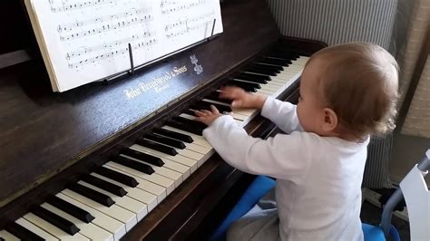 15 Month Old Baby Boy Playing The Piano Patrick Youtube