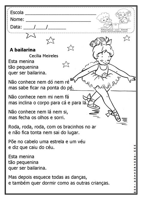 Jardim Da Tia Di♥ Poemas Infantis Poemas Infantil Poemas Para