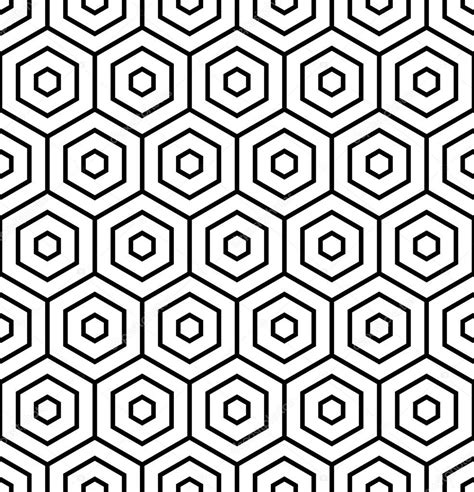 Hexagons Texture Seamless Geometric Pattern — Stock Vector © Troyka