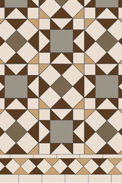 Rochester 5 Colour Tile Pattern Geometric Tile Pattern Victorian