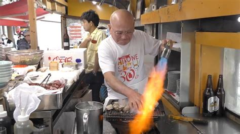 Japanese Street Food The Chefs Splendid Grilling Technique Japan