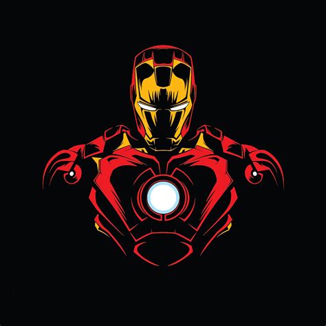 Unlocked Iron Man Mask Logo Wallpaper