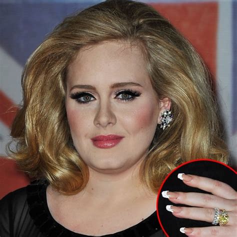 Adeles Hair Nails And Makeup At The 2012 Brit Awards Popsugar