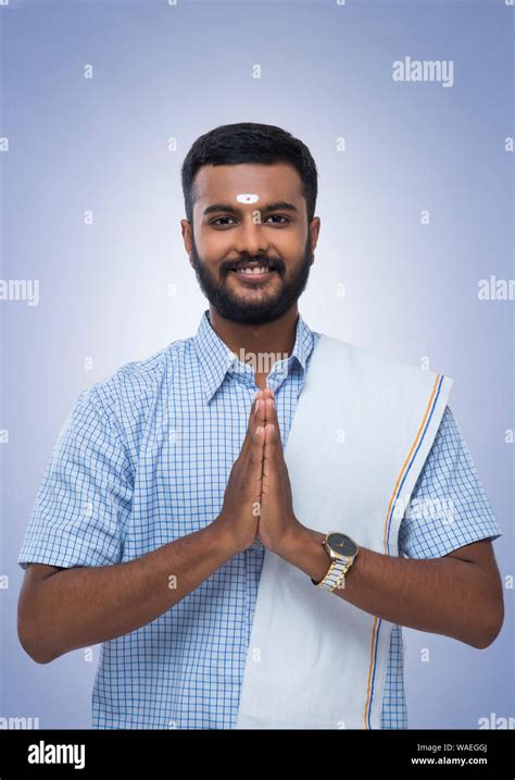 Indian Man Namaste Hi Res Stock Photography And Images Alamy
