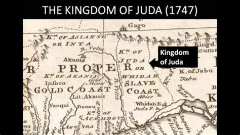 This 1747 map of negroland (west africa) identifies the. Found !!! Kingdom of Juda is in West Africa - Video ...
