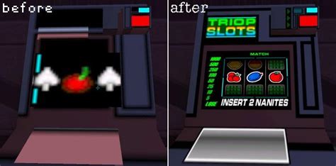 Slot Machines Before And After Image Shtup System Shock 2 Texture
