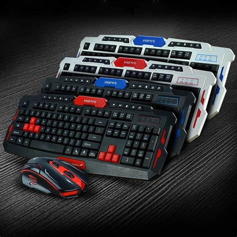 Wireless Gaming Keyboard And Mouse Set 24 Ghz