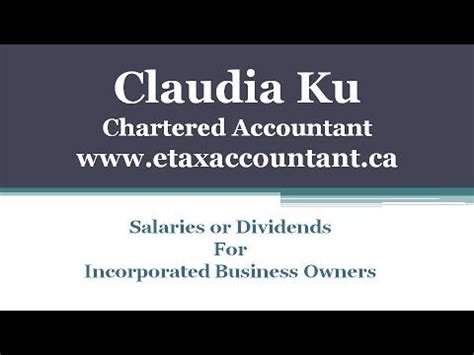 Canada's tax system is designed to provide funding to support the economic and social programs i also a citizen of canada, and got a canadian scholarship. Personal tax tip Canada - If you are a business owner of a Canadian corporation, you have a ...