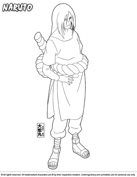 Naruto Coloring Pages For Kids Printable