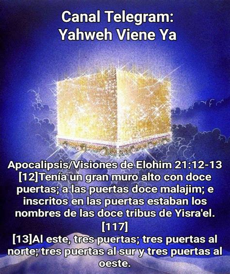 Yahweh Viene Ya QuiÉnes EntrarÁn A La Nueva JerusalÉn‼️