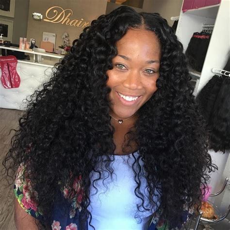 Long Natural Sew In Hairstyle Black Hairstyles With Weave Sew In