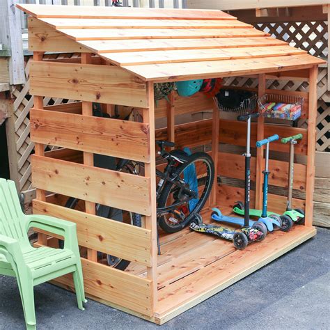 Diy Bike Storage Shed — 3x3 Custom Outdoor Toy Storage Outdoor Bike