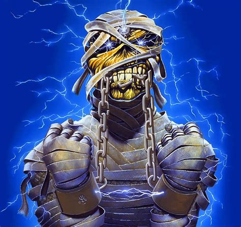Iron Maiden Powerslave Mummy Eddie Latex Pullover Mask Iron Maiden