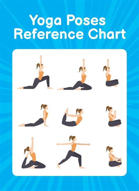 10 Best Yoga Poses Printable Chart Pdf For Free At Printablee