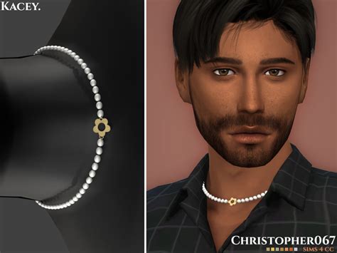 The Sims Resource Kacey Necklace Male Christopher067