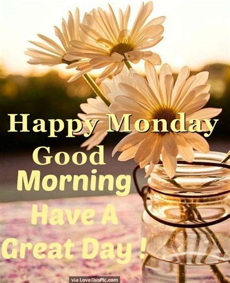 Happy Monday Good Morning Have A Great Day Pictures Photos And Images