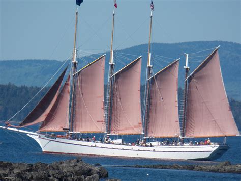 Four Mast Schooner Under Sail Free Stock Photo Public Domain Pictures
