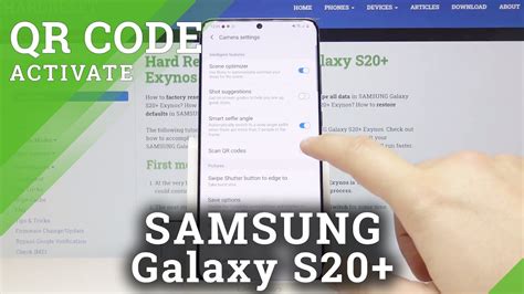 However, samsung has now spun qr code scanning into a separate feature. How to Activate QR Code Scanner in Samsung Galaxy S20 ...