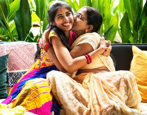 happy indian mother and daughter hugging each other premium image by indian