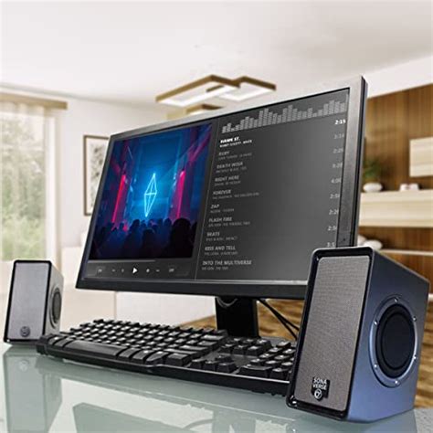 Gogroove Laptop Computer Speakers Sonaverse O2 Usb Powered Desktop