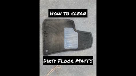 How To Clean Floor Mats Youtube