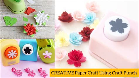 Diy Easy And Creative Paper Punch Craft Ideas Paper Shape Punch And