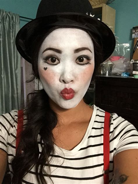 Mime Makeup Makeup Mime Makeup Halloween Face Makeup