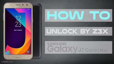 How To Unlock Samsung Galaxy J7 Nxt J7 Core J701f Youtube