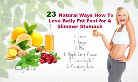 23 Natural Ways How To Lose Belly Fat Fast For A Slimmer Stomach