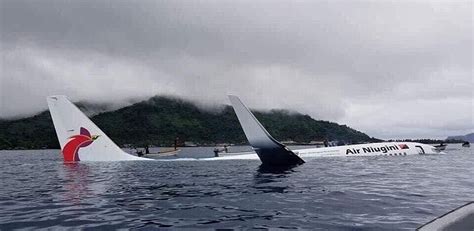 Plane Overshoots A Runway In Micronesia And Crash Lands In The Ocean
