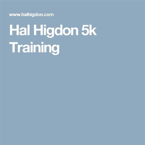 Hal Higdon 5k Training 5k Training Hal Higdon Training Schedule