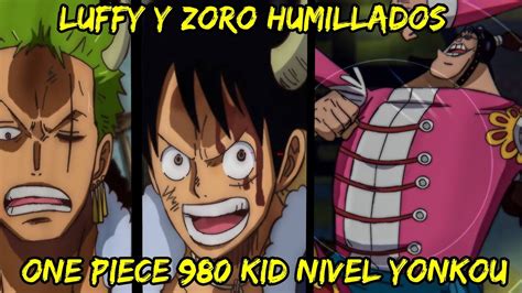 The title of this chapter is still unknown. One Piece 980 Zoro Y Luffy Humillados? Apoo Nivel Yonkou 😂 ...
