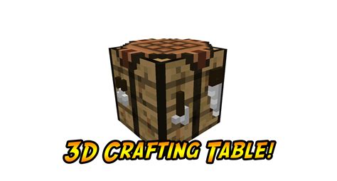 Minecraft Papercraft Crafting Table